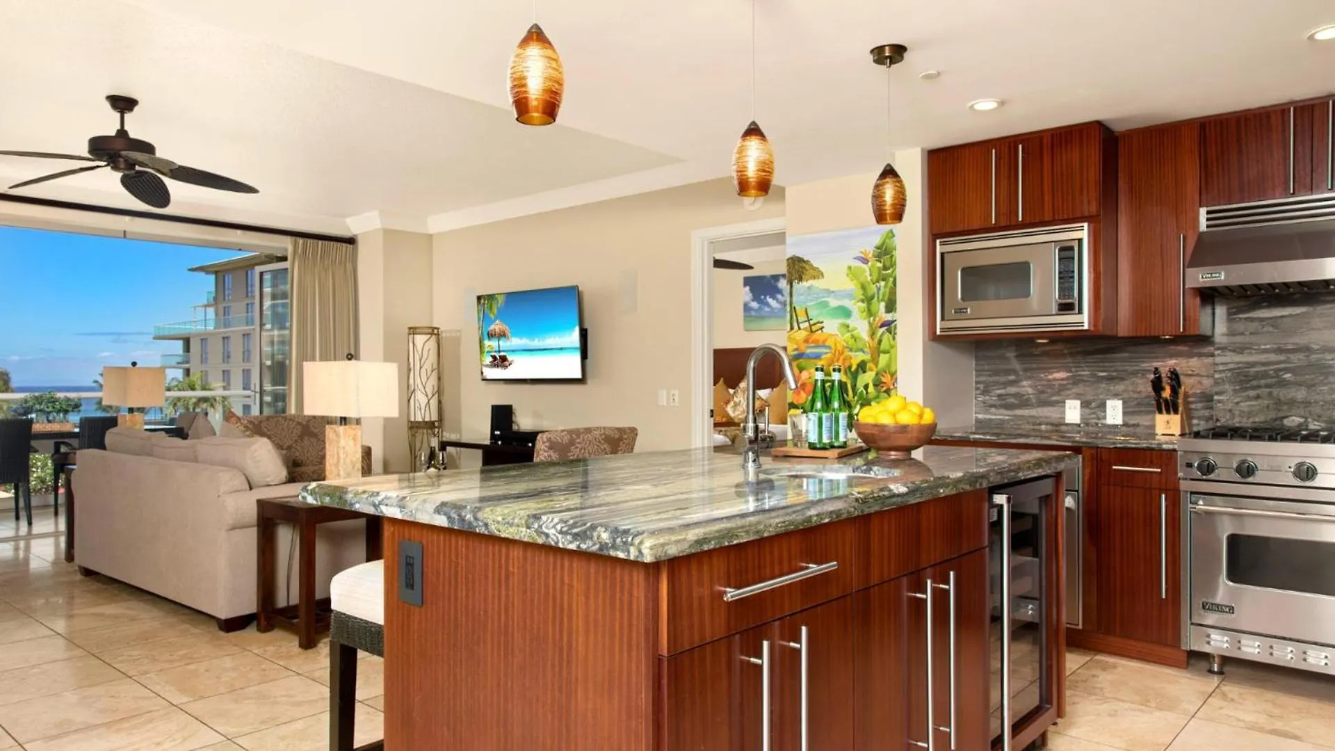 Kbm Resorts Free Car Honua Kai Hokulani Ocean View 2Bedroom Condo Hkh-425 Platinum Collection 2024 Remodel Expansive Ocean Views カアナパリ アパート